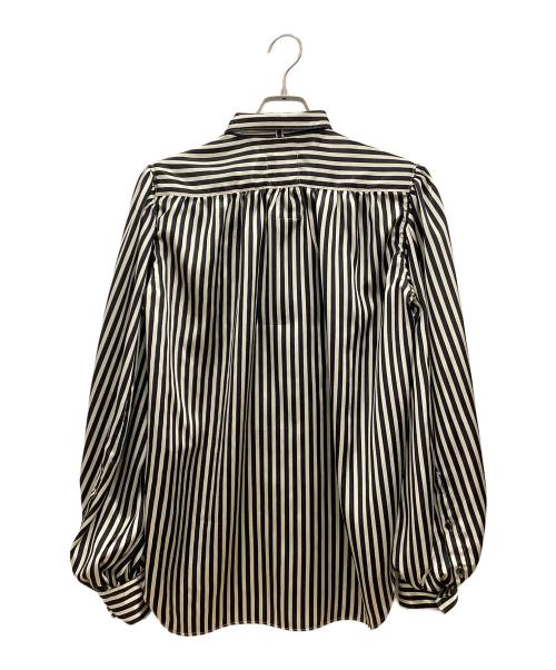 SWITCHBLADE（スイッチブレード）SWITCHBLADE (スイッチブレード) 長袖シャツ　BISHOP SLEEVE STRIPED PIRATE SHIRT ブラック サイズ:Sの古着・服飾アイテム
