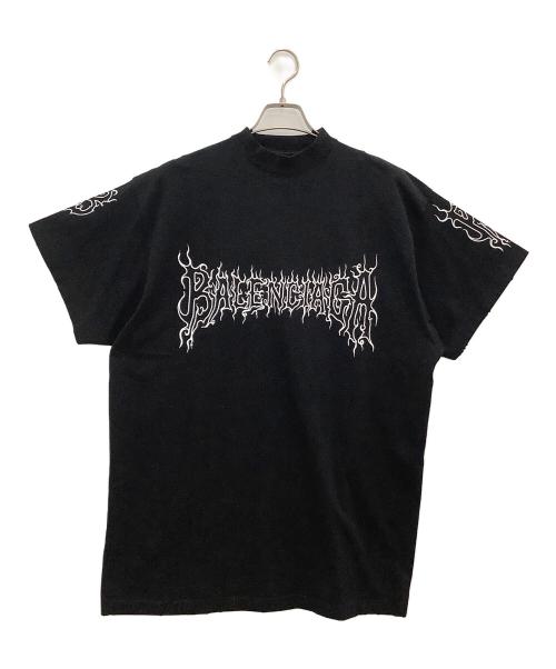 BALENCIAGA（バレンシアガ）BALENCIAGA (バレンシアガ) Darkwave T-Shirt ブラック サイズ:SIZE Lの古着・服飾アイテム