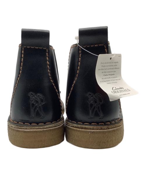 CLARKS（クラークス）CLARKS (クラークス) サイドゴアシューズ ブラック サイズ:26 未使用品の古着・服飾アイテム