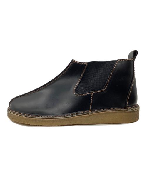 CLARKS（クラークス）CLARKS (クラークス) サイドゴアシューズ ブラック サイズ:26 未使用品の古着・服飾アイテム
