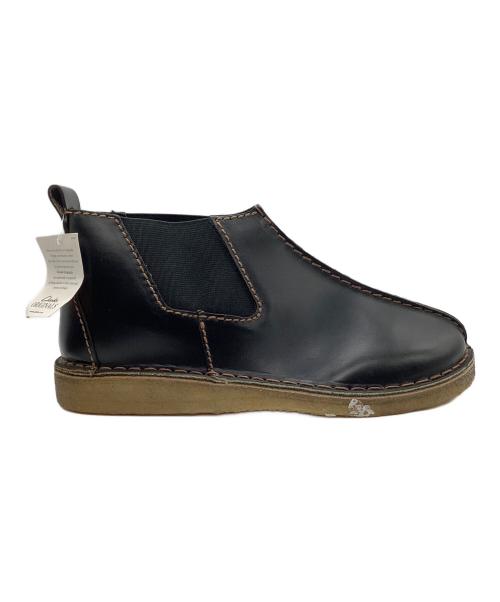 CLARKS（クラークス）CLARKS (クラークス) サイドゴアシューズ ブラック サイズ:26 未使用品の古着・服飾アイテム
