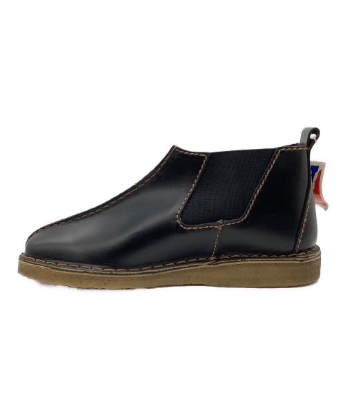 CLARKS（クラークス）CLARKS (クラークス) サイドゴアシューズ ブラック サイズ:26 未使用品の古着・服飾アイテム