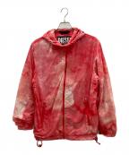 DIESELディーゼル）の古着「J-WARRETT-LOGO　OHIAB」｜レッド