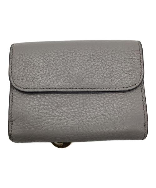 Chloe（クロエ）Chloe (クロエ) アルファベット スモールトリフォールドウォレット カシミヤグレーの古着・服飾アイテム