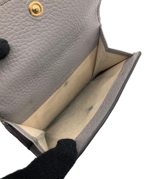Chloe（クロエ）Chloe (クロエ) アルファベット スモールトリフォールドウォレット カシミヤグレーの古着・服飾アイテム