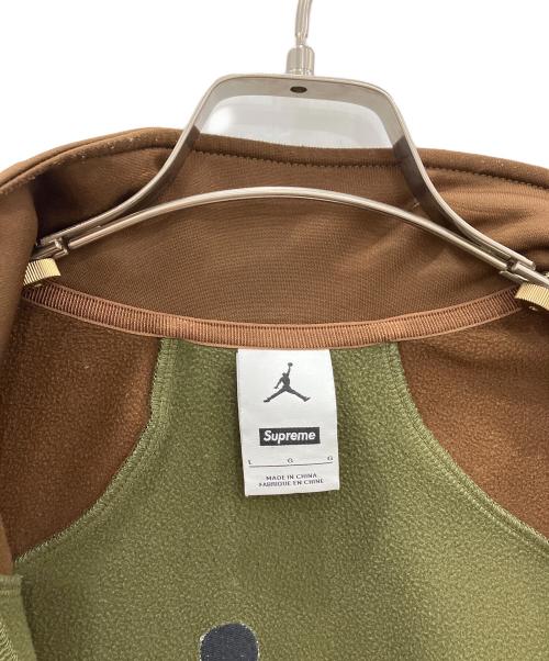 SUPREME（シュプリーム）SUPREME (シュプリーム) NIKE (ナイキ) トラックジャケット　Tricot Track Jacket ブラウン×グリーン サイズ:Ｌの古着・服飾アイテム