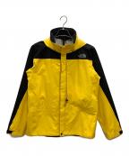 THE NORTH FACEザ ノース フェイス）の古着「マウンテンパーカー　パンツセット RAINTEX PLASMA Men's」｜イエロー×ブラック