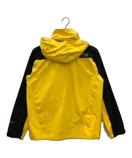 THE NORTH FACE（ザ ノース フェイス）THE NORTH FACE (ザ ノース フェイス) マウンテンパーカー　パンツセット RAINTEX PLASMA Men's イエロー×ブラック サイズ:Mの古着・服飾アイテム