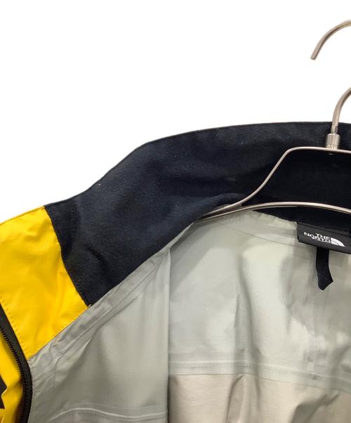 THE NORTH FACE（ザ ノース フェイス）THE NORTH FACE (ザ ノース フェイス) マウンテンパーカー　パンツセット RAINTEX PLASMA Men's イエロー×ブラック サイズ:Mの古着・服飾アイテム
