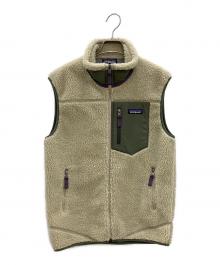 Patagonia（パタゴニア）の古着「フリースベスト　クラシックレトロX」｜アイボリー