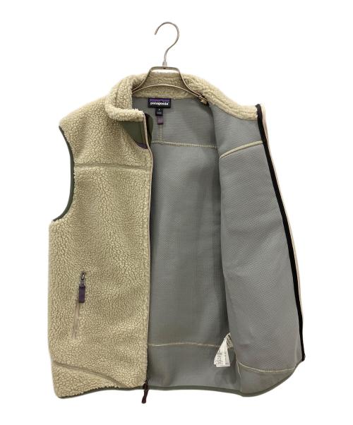 Patagonia（パタゴニア）Patagonia (パタゴニア) フリースベスト　クラシックレトロX アイボリー サイズ:Ｓの古着・服飾アイテム