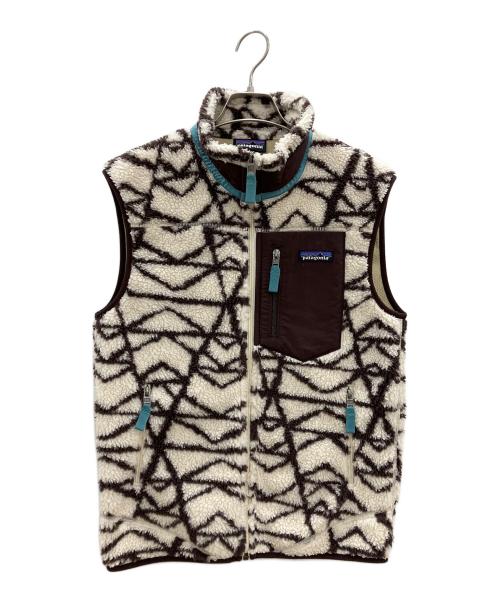 Patagonia（パタゴニア）Patagonia (パタゴニア) フリースベスト　クラシックレトロＸ アイボリー サイズ:XSの古着・服飾アイテム
