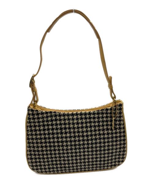COACH（コーチ）COACH (コーチ) ワンショルダーバッグ ベージュ×ブラックの古着・服飾アイテム