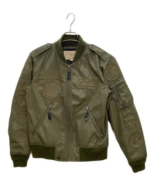 AVIREX（アヴィレックス）AVIREX (アヴィレックス) ブルゾン オリーブ サイズ:Mの古着・服飾アイテム
