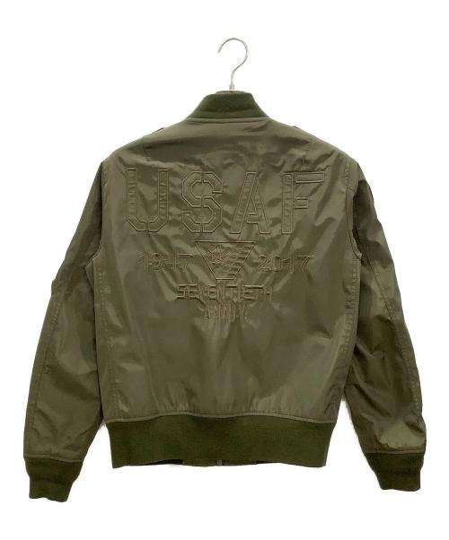 AVIREX（アヴィレックス）AVIREX (アヴィレックス) ブルゾン オリーブ サイズ:Mの古着・服飾アイテム