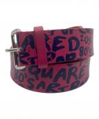 DSQUARED2ディースクエアード）の古着「ベルト」｜ピンク