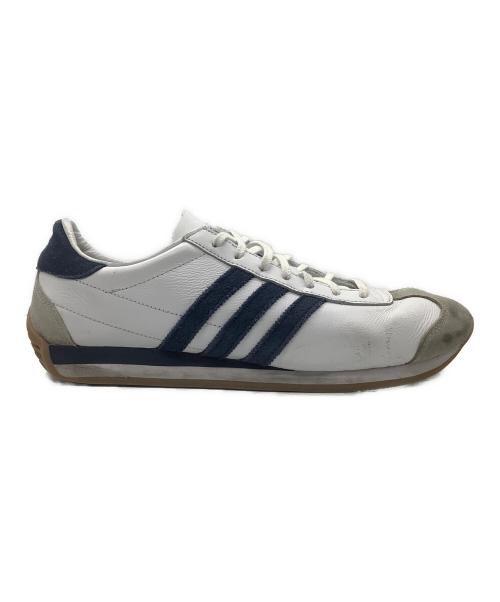 adidas（アディダス）adidas (アディダス) ローカットスニーカー　COUNTRY OG ホワイト×ネイビー サイズ:29の古着・服飾アイテム