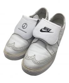 NIKE×PEACEMINUSONE（ナイキ×ピースマイナスワン）の古着「ローカットスニーカー　Kwondo1 "White" / G-DRAGON」｜ホワイト