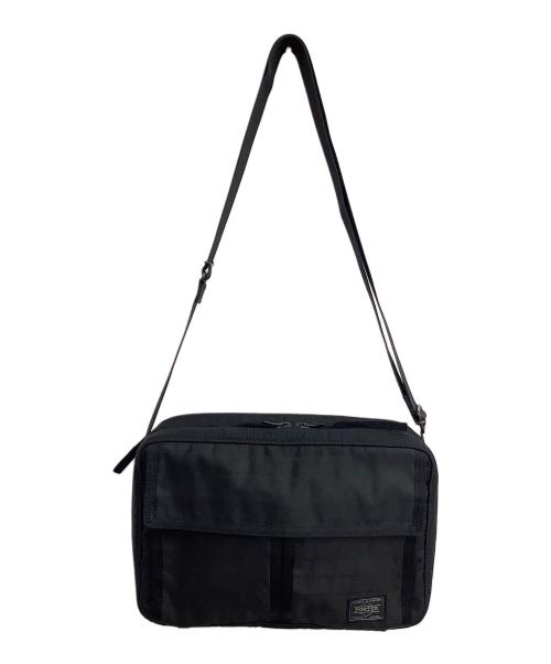 PORTER（ポーター）PORTER (ポーター) ショルダーバッグ　BLACK PATTERN ブラックの古着・服飾アイテム