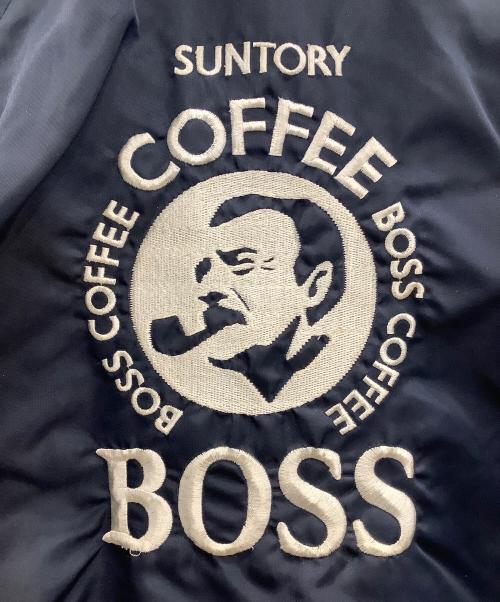 BOSS COFFEE（ボス コーヒー）BOSS COFFEE (ボス コーヒー) フライトジャケット ネイビー サイズ:LLの古着・服飾アイテム
