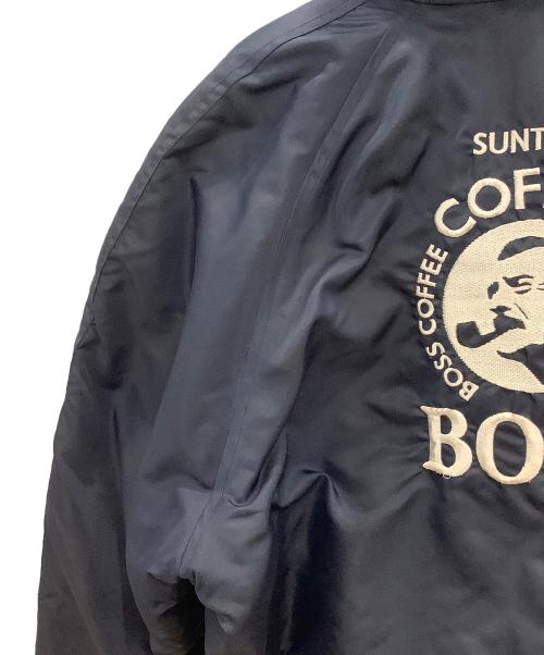 BOSS COFFEE（ボス コーヒー）BOSS COFFEE (ボス コーヒー) フライトジャケット ネイビー サイズ:LLの古着・服飾アイテム