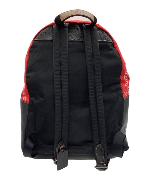 COACH（コーチ）COACH (コーチ) DISNEY (ディズニー) リュック レッド×ブラックの古着・服飾アイテム