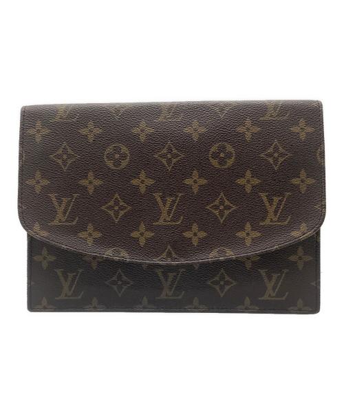 LOUIS VUITTON（ルイ ヴィトン）LOUIS VUITTON (ルイ ヴィトン) クラッチバッグ　モノグラム ブラウンの古着・服飾アイテム