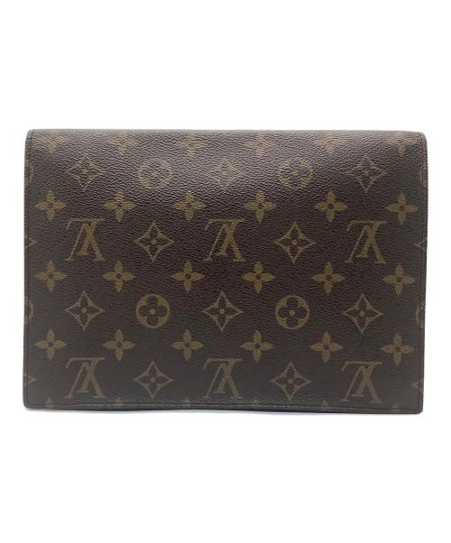 LOUIS VUITTON（ルイ ヴィトン）LOUIS VUITTON (ルイ ヴィトン) クラッチバッグ　モノグラム ブラウンの古着・服飾アイテム
