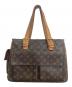 LOUIS VUITTON（ルイ ヴィトン）の古着「トートバッグ　モノグラム　ミュルティプリ シテ」｜ブラウン
