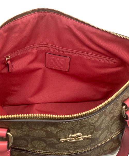 COACH（コーチ）COACH (コーチ) トートバッグ　シグネチャー ベージュの古着・服飾アイテム