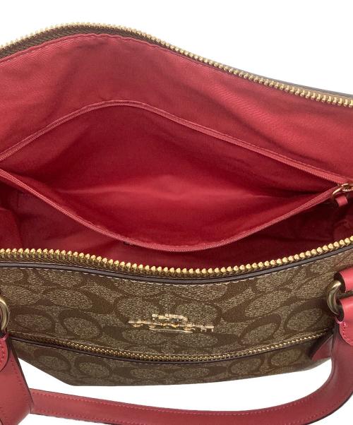 COACH（コーチ）COACH (コーチ) トートバッグ　シグネチャー ベージュの古着・服飾アイテム