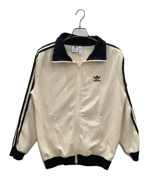 adidas（アディダス）adidas (アディダス) トラックジャケット　PAKAIAN ベージュ サイズ:XLの古着・服飾アイテム