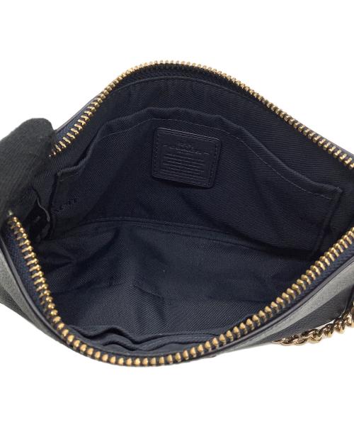 COACH（コーチ）COACH (コーチ) チェーンアクセサリーポーチ　ノリータ リストレット 19ト 19 ネイビーの古着・服飾アイテム