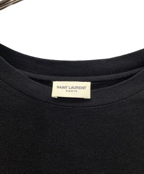 Saint Laurent Paris（サンローランパリ）Saint Laurent Paris (サンローランパリ) 半袖カットソー ブラック サイズ:SIZE XSの古着・服飾アイテム
