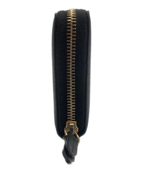 GUCCI（グッチ）GUCCI (グッチ) 長財布　ダブルGジップアラウンドウォレット ブラックの古着・服飾アイテム