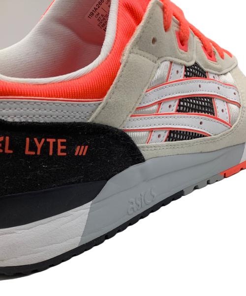 asics（アシックス）asics (アシックス) スニーカー　GEL-LYTE III OG オレンジ×ホワイト サイズ:27.5の古着・服飾アイテム