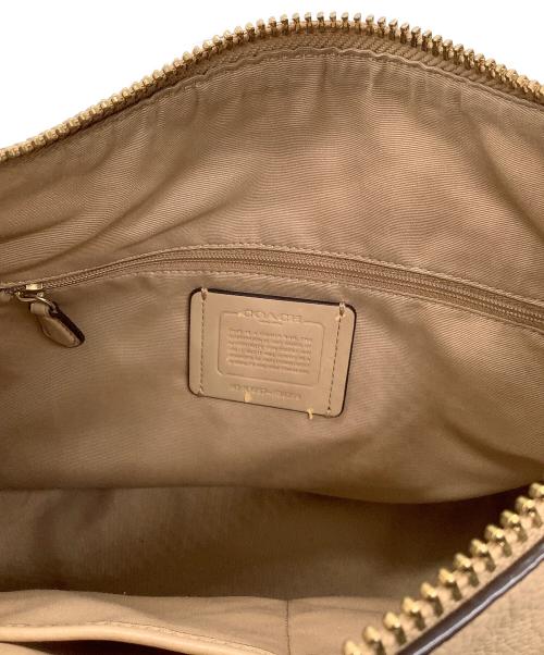 COACH（コーチ）COACH (コーチ) 2WAYショルダーバッグ ベージュの古着・服飾アイテム
