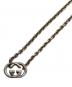 GUCCI (グッチ) インターロッキングGネックレス：18000円