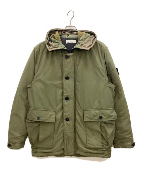 STONE ISLAND（ストーンアイランド）STONE ISLAND (ストーンアイランド) ミリタリージャケット オリーブ サイズ:Lの古着・服飾アイテム