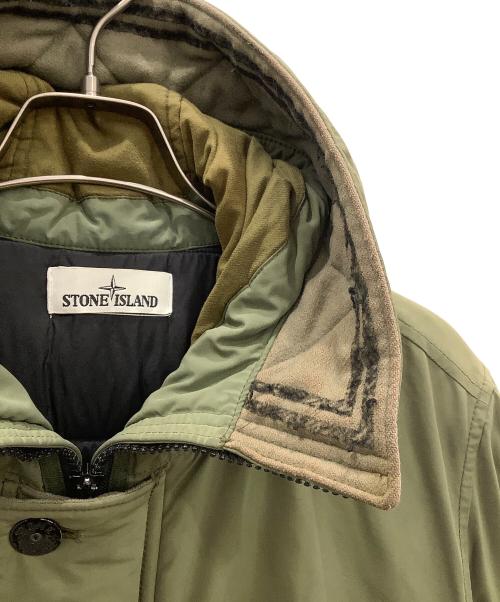 STONE ISLAND（ストーンアイランド）STONE ISLAND (ストーンアイランド) ミリタリージャケット オリーブ サイズ:Lの古着・服飾アイテム