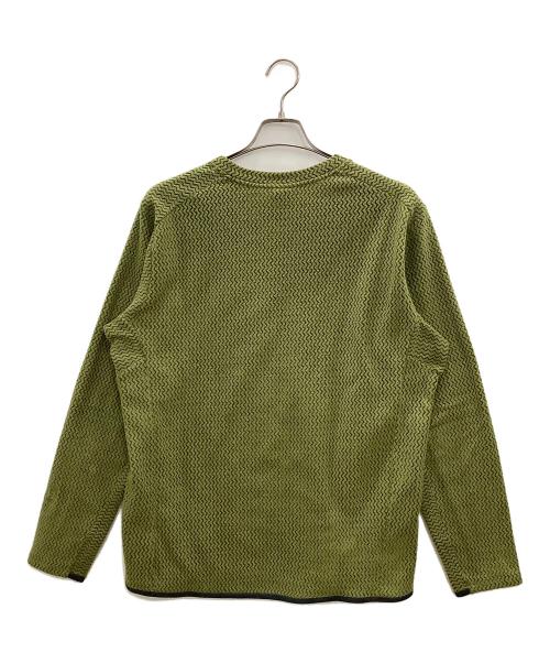 Patagonia（パタゴニア）Patagonia (パタゴニア) 長袖カットソー　R1 Air Crew グリーン サイズ:Lの古着・服飾アイテム