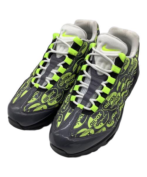 NIKE（ナイキ）NIKE (ナイキ) ローカットスニーカー　AIR MAX 95 PREMIUM グリーン×ブラック サイズ:26.5の古着・服飾アイテム
