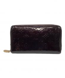 LOUIS VUITTON（ルイ ヴィトン）の古着「長財布　ヴェルニ　ジッピー ウォレット」｜アマラント