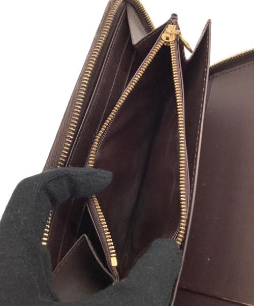 LOUIS VUITTON（ルイ ヴィトン）LOUIS VUITTON (ルイ ヴィトン) 長財布　ヴェルニ　ジッピー ウォレット アマラントの古着・服飾アイテム