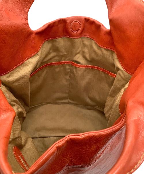 genten（ゲンテン）genten (ゲンテン) ハンドバッグ レッドの古着・服飾アイテム