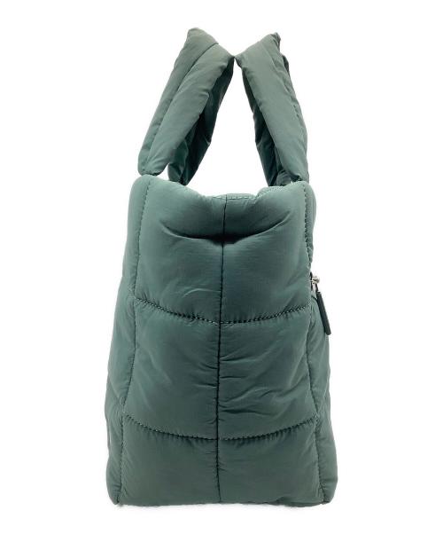 LULULEMON（ルルレモン）LULULEMON (ルルレモン) キルティングハンドバッグ グリーンの古着・服飾アイテム