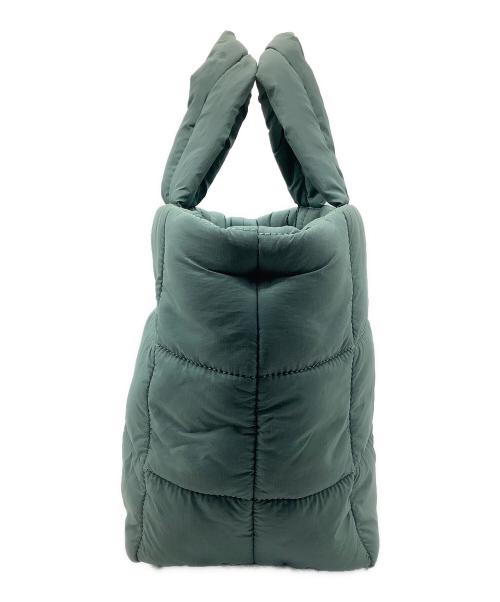 LULULEMON（ルルレモン）LULULEMON (ルルレモン) キルティングハンドバッグ グリーンの古着・服飾アイテム