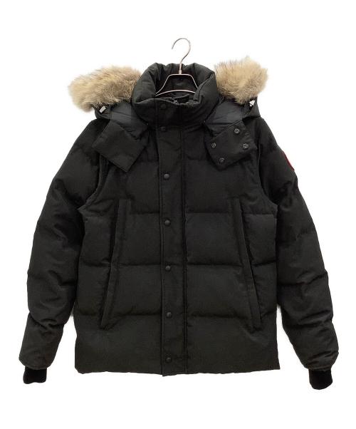 CANADA GOOSE（カナダグース）CANADA GOOSE (カナダグース) ダウンジャケット　ウィンダムパーカ ブラック サイズ:Lの古着・服飾アイテム