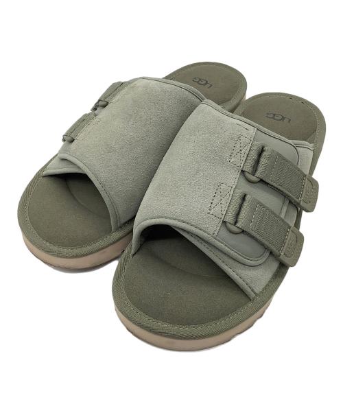 UGG（アグ）UGG (アグ) ゴールデンコースト ストラップ スライド オリーブ サイズ:27の古着・服飾アイテム