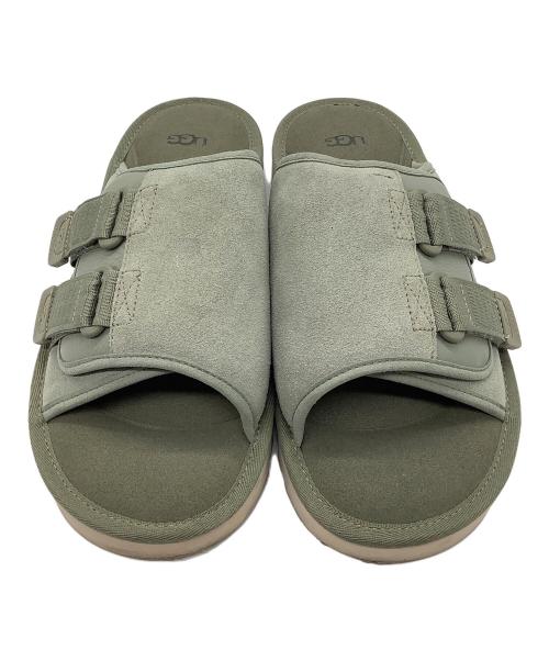 UGG（アグ）UGG (アグ) ゴールデンコースト ストラップ スライド オリーブ サイズ:27の古着・服飾アイテム